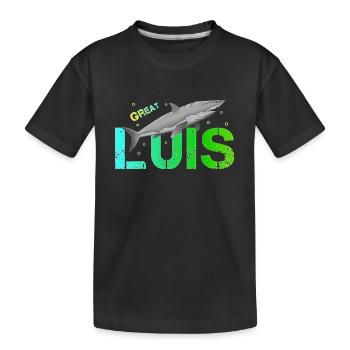 Luis - T-shirt bio Premium Enfant - noir - Devant