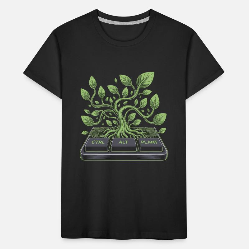 CTRL Alt Plante Jardin Design T-shirt bio Premium Enfant