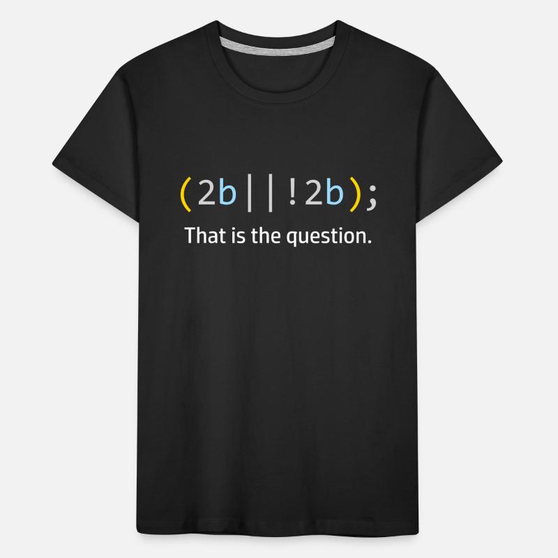 Informatiker Computer Science Code Programmierer Kinder Premium Bio T-Shirt