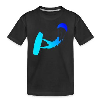 Kitesurf kitesurf kitesurf hommes kitesurfers - T-shirt bio Premium Enfant - noir - Devant