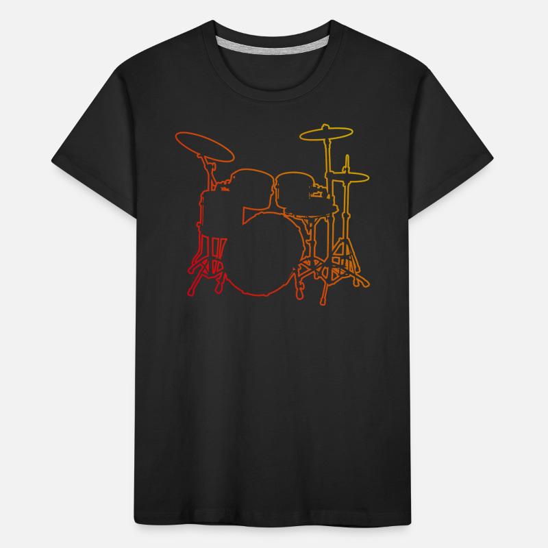 Percussionniste Batteur Drum Kit Batteur T-shirt bio Premium Enfant