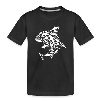 White Sharks - Marine Biologist Shark Lovers - Kids' Premium Organic T-Shirt - black - Front