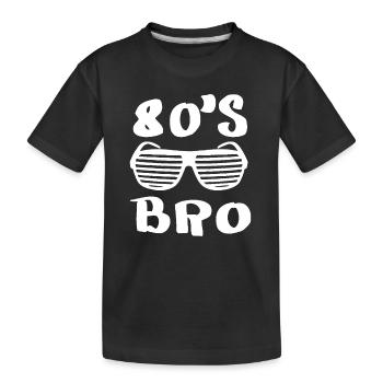 C’est mon costume des années 80 Fancy Eighties Party Dress - T-shirt bio Premium Enfant - noir - Devant