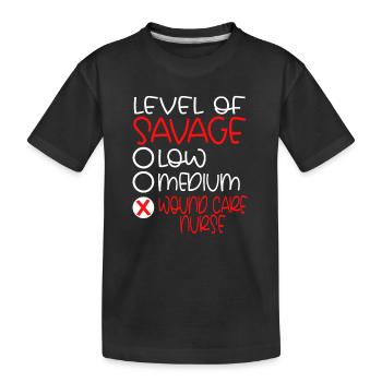 Wound Care Nurse Funny - Kids' Premium Organic T-Shirt - black - Front