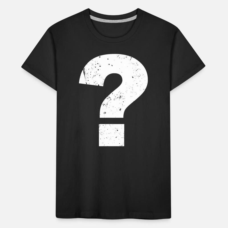Point d’interrogation drôle Point d’interrogation T-shirt bio Premium Enfant
