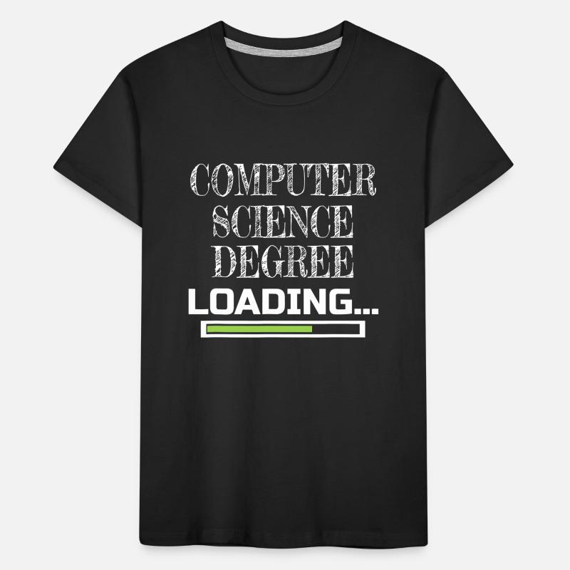 Informatik-Abschluss Loading CS School Major Kinder Premium Bio T-Shirt