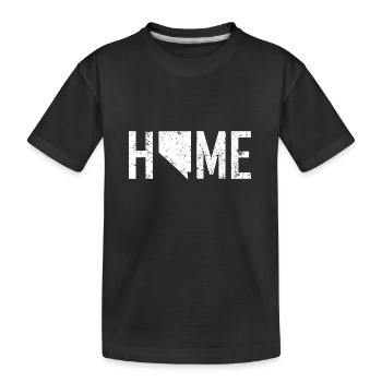 Retro Nevada Las Vegas ist Zuhause - Kinder Premium Bio T-Shirt - Schwarz - Vorne