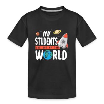 Avec un corps comme celui-ci qui a besoin de cheveux, de calvitie - T-shirt bio Premium Enfant - noir - Devant