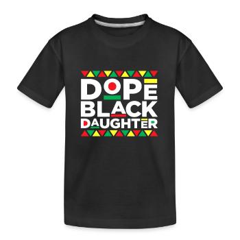 Mois de l’histoire des Noirs de Black Daughter Matter - T-shirt bio Premium Enfant - noir - Devant