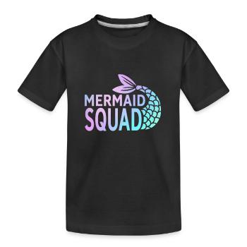Mermaid Squad Birthday Squad pour Party Mom Mama - T-shirt bio Premium Enfant - noir - Devant