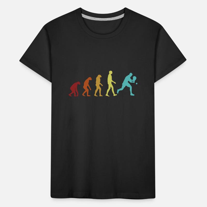 Padel Evolution Plattform Tennis Paddleball Padel Kinder Premium Bio T-Shirt