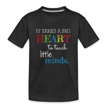 Lehrer - Lehrer Wertschätzung Geschenk - Lehrer - Kinder Premium Bio T-Shirt - Schwarz - Vorne