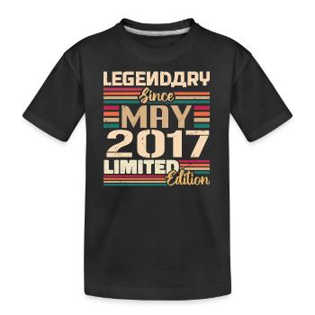 May 2017 May - Jubilee May 2017 - Kids' Premium Organic T-Shirt - black - Front