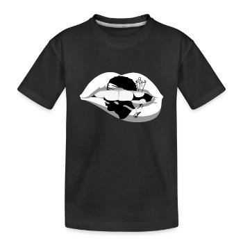 Corse Drapeau Corse Drapeau Corse Corse - T-shirt bio Premium Enfant - noir - Devant