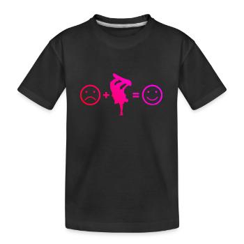 Snowboarder Wintersport Herren Damen Snowboard - Kinder Premium Bio T-Shirt - Schwarz - Vorne