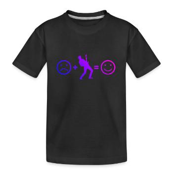Guitare électrique pour femmes Guitare électrique Homme - T-shirt bio Premium Enfant - noir - Devant