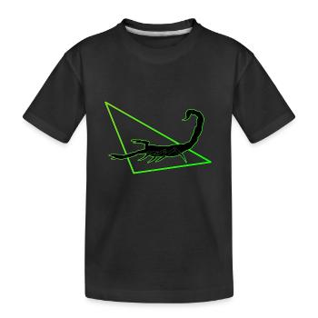 Scorpion en vert - T-shirt bio Premium Enfant - noir - Devant