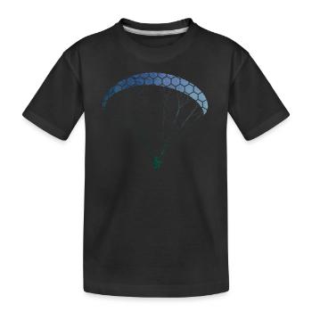 Paragliding Men's Paragliding Paragliding Paragliding - Kids' Premium Organic T-Shirt - black - Front