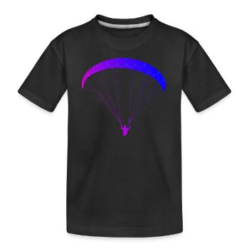 Paragleiten Paragleiter Gleitschirm Parapente - T-shirt bio Premium Enfant - noir - Devant