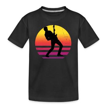 guitare classique guitare acoustique guitare acoustique - T-shirt bio Premium Enfant - noir - Devant