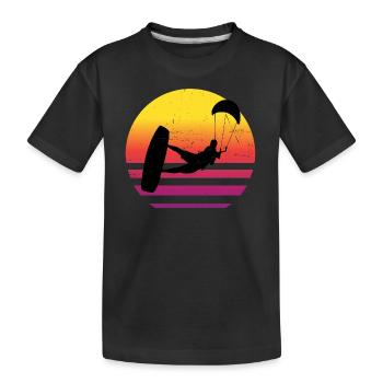 Kitesurf Hommes Kitesurfer Kitesurf - T-shirt bio Premium Enfant - noir - Devant