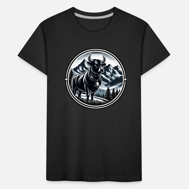 vaches d'hérens, eringer T-shirt bio Premium Enfant