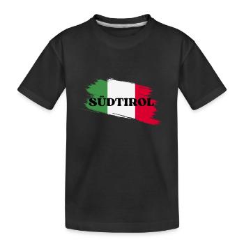 Tyrol du Sud Alpes Bella Italia Idée cadeau - T-shirt bio Premium Enfant - noir - Devant