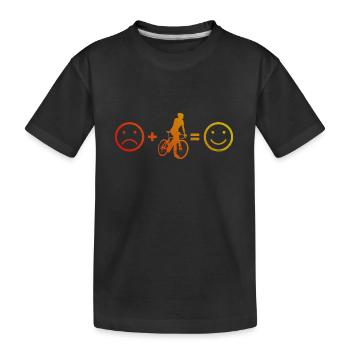 Road Bike Rennradfahrer Roadbike Rennrad Rennradfa - Kids' Premium Organic T-Shirt - black - Front