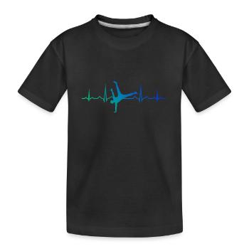 Hiphop Bboy Hip Hop Break Dance Bgirl Women - Kids' Premium Organic T-Shirt - black - Front