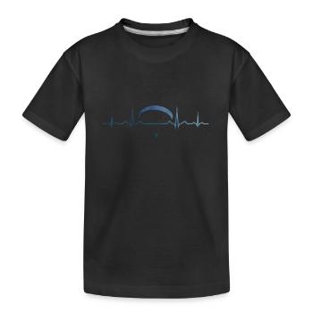 Parapente Parapente Paragleiten Gleitschirm - T-shirt bio Premium Enfant - noir - Devant