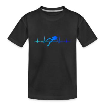 Plongeurs Plongeurs Plongeurs Plongeurs Plongée Libre - T-shirt bio Premium Enfant - noir - Devant