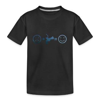 Bboy Hip Hop Herren Hiphop Breakdance Bgirl - Kinder Premium Bio T-Shirt - Schwarz - Vorne