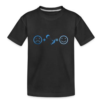 Kitesurf Hommes Kitesurf Kitesurf Kitesurf Kitesurf Kitesurf Kitesurf Kitesurf Kitesurf Kitesurf - T-shirt bio Premium Enfant - noir - Devant