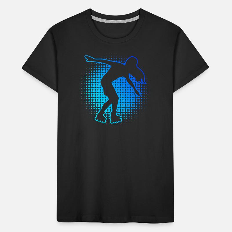 Rollerskate Women Roller Skating Roller Skates Kids' Premium Organic T-Shirt