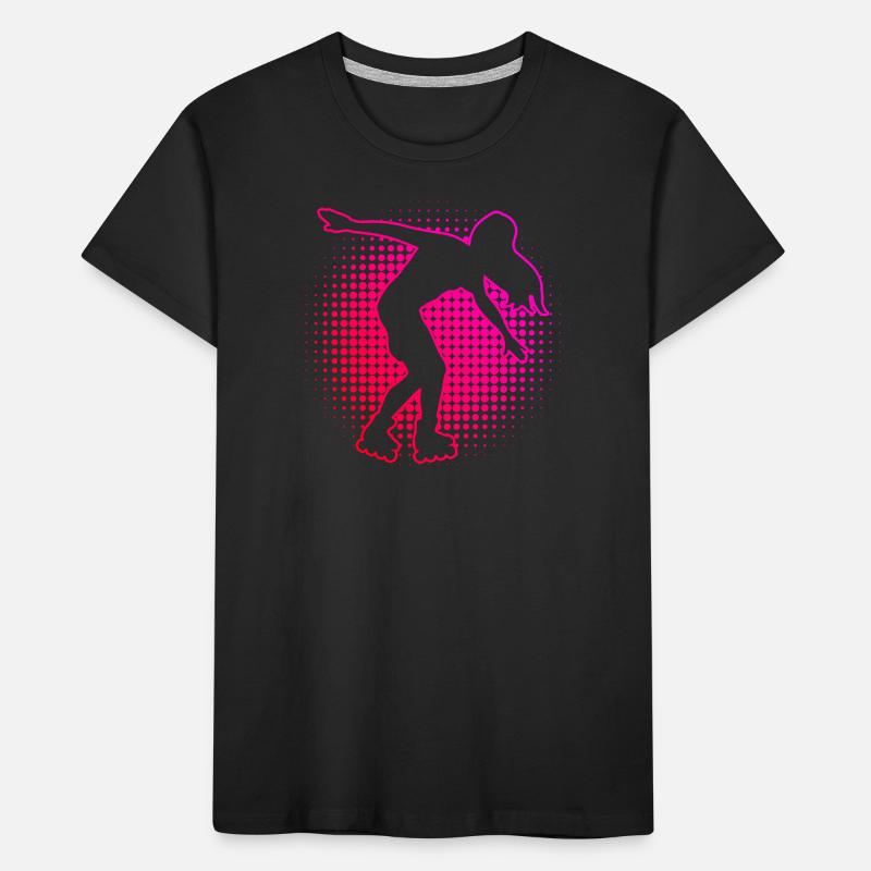 Roller Skating Roller Skate Roller Skating Women Kids' Premium Organic T-Shirt