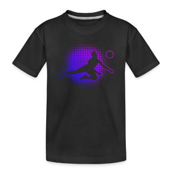 Volleyball Men's Volleyball Women's Volleyball Volleyball - Kids' Premium Organic T-Shirt - black - Front