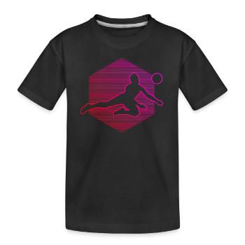 Volleyball Volleyball Women's Volleyball Players - Kids' Premium Organic T-Shirt - black - Front
