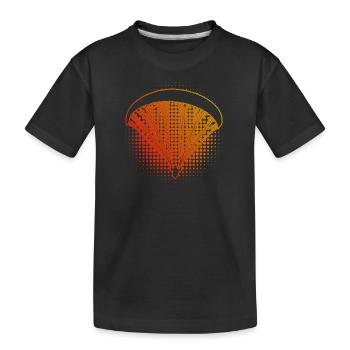 Paragliding Paragliding Men's Paragliding - Kids' Premium Organic T-Shirt - black - Front