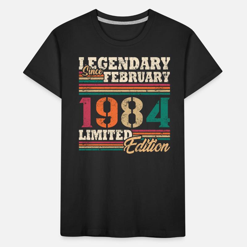 Legendary February 1984 limited edition Kids' Premium Organic T-Shirt