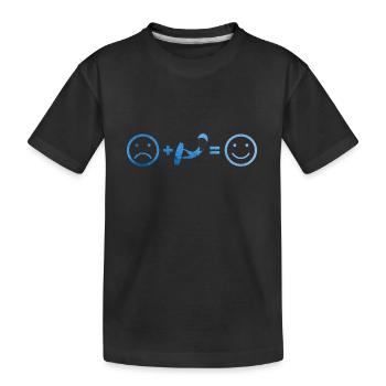 Kitesurf Kitesurf Femmes Kitesurf Kitesurf Kitesurf Kitesurf - T-shirt bio Premium Enfant - noir - Devant