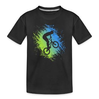 BMX Bike Stunt Bike Freestyle BMX Rider - T-shirt bio Premium Enfant - noir - Devant