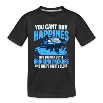 Cruise Trip - Kids' Premium Organic T-Shirt - black - Front