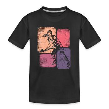 Hockey Player Field Hockey Player Women Hockey - Kids' Premium Organic T-Shirt - black - Front