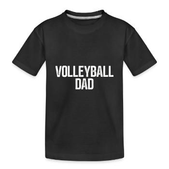 Volleyball Papa - T-shirt bio Premium Enfant - noir - Devant