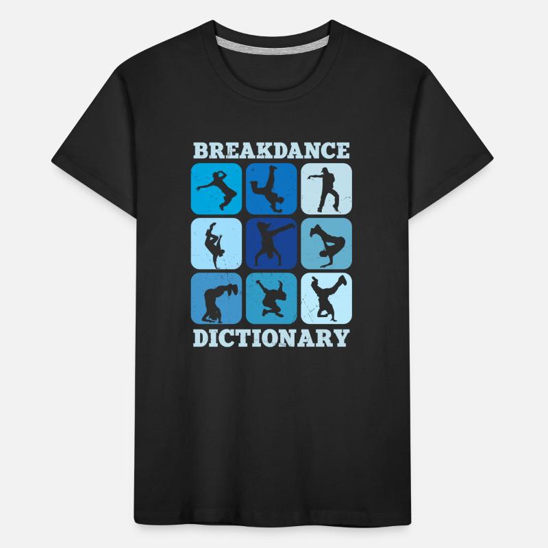Breakdance Lexikon Kinder Premium Bio T-Shirt
