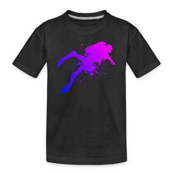 Plongée Plongée Libre Plongée Plongée Hommes - T-shirt bio Premium Enfant - noir - Devant