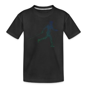 Nordic Walking Nordic Walker Femmes Hommes - T-shirt bio Premium Enfant - noir - Devant