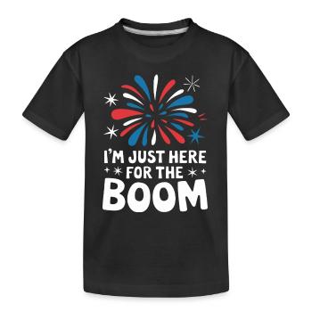 Pyrotechnie Feux d’artifice Pyrotechnie - T-shirt bio Premium Enfant - noir - Devant
