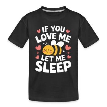 abeille abeille apicultrice abeille abeille - T-shirt bio Premium Enfant - noir - Devant