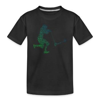 Scooter Stunt Tretroller Scooter Stunt Scooter - T-shirt bio Premium Enfant - noir - Devant